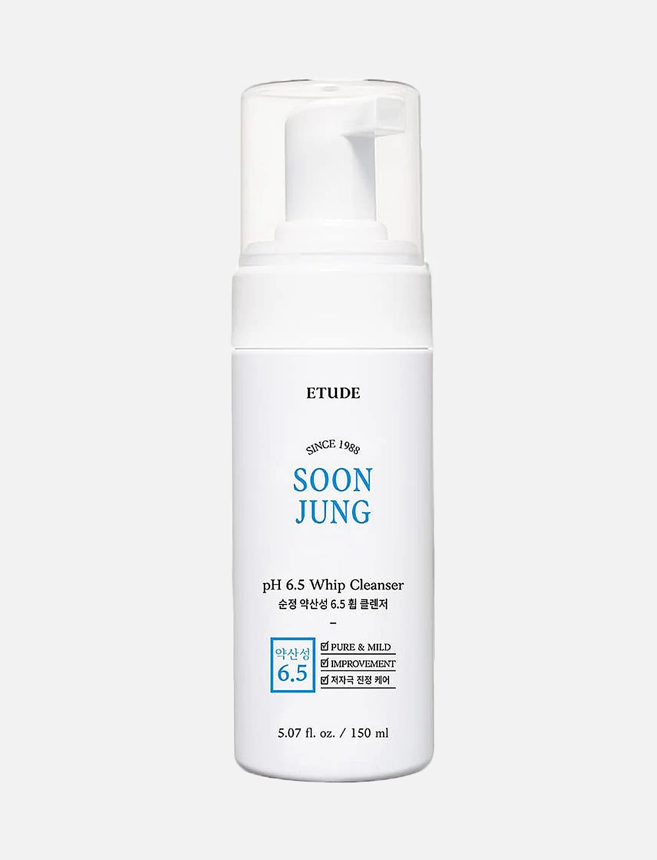 ETUDE SoonJung pH 6.5 Whip Cleanser 150ml